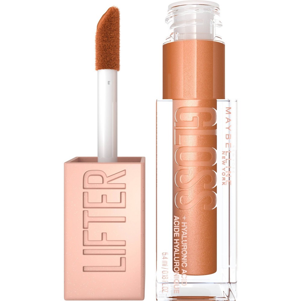 Photos - Lipstick & Lip Gloss Maybelline Lifter Gloss Plumping Lip Gloss with Hyaluronic Acid - 20 Sun - 0.18 fl oz 