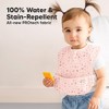 KeaBabies 3pk Presto Baby Bibs Waterproof with Food Catcher, Lightweight Toddler Bibs for Eating - 2 of 4