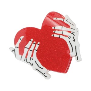 Unique Bargains Claw Clip Red 1 Pc - 1 of 4