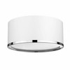 Z-Lite Arlo 2 - Light Flush Mount in  Matte White/Chrome - 4 of 4