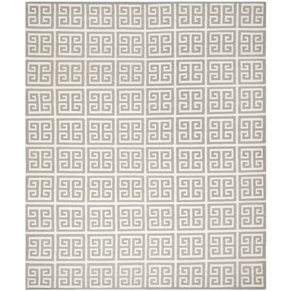 9'x12' Woven Geometric Area Rug Gray - Safavieh