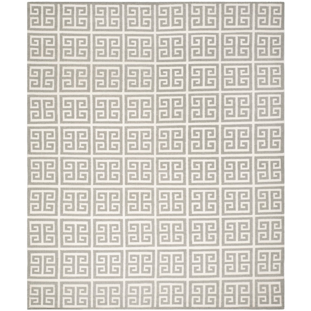 9'x12' Woven Geometric Area Rug Gray - Safavieh