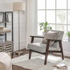 SONGMICS Accent Leisure Chair Mid-Century Modern Arm Chair with Solid Wood Armrests and Legs 1-Seat Cushioned Sofa - 2 of 4
