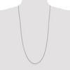 Black Bow Jewelry 1.7mm, Sterling Silver Diamond Cut Solid Rope Chain Necklace - 2 of 4