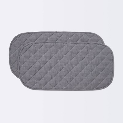 Image of Muslin Changing Pad Liner - Cloud Island™ Gray - 2pk