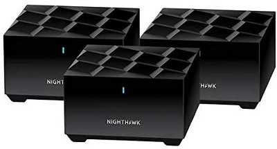 NETGEAR MK63-100NAR Nighthawk Home Mesh WiFi 6 System 3 Pack - Certified Refurbished