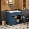 NicBex 36" Luxurious Bathroom Vanity with Ceramic Sink,Freestanding Storage Cabinet Combo with 2 Doors,No Faucet Included - 3 of 4