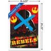 Trends International Star Wars: Saga - Vader Rebel Framed Wall Poster Prints - 3 of 4