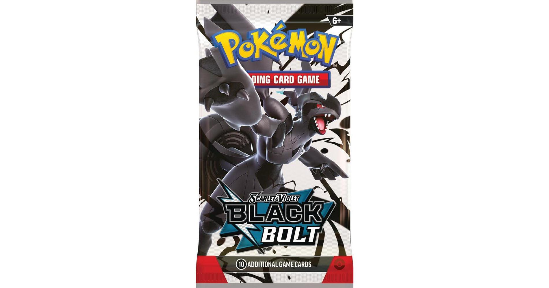 Pokemon Card Game Black Bolt Booster Pack - 10 Cards