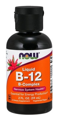 Liquid B-12 Complex by Now Foods  -  2 oz Liquid
