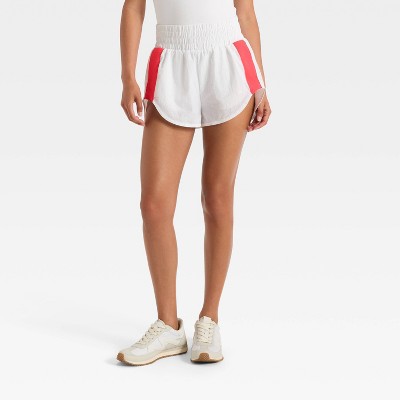 Women's Woven High-Rise Contrast Shorts - JoyLab™
