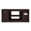 Resenkos 58-Inch Modern TV Stand, 2-Door Faux Stone Media Console & Entertainment Center for Living Room, - 2 of 4