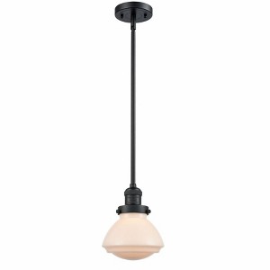Olean - 1 Light Stem Hung Mini Pendant In Industrial Style-7.75 Inches Tall and 6.75 Inches Wide - 1 of 1