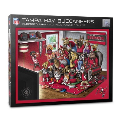 NFL Tampa Bay Buccaneers Purebred Fans 'A Real Nailbiter' Puzzle - 500pc