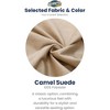 Ultimate Sack 4ft Bean Bag Chair and Footstool, Oversized Comfortable Indoor Floor Lounger, Giant Foam-Filled Furniture for Relaxing, Camel Suede - 2 of 4
