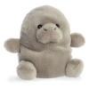 Aurora Mini Blubs Manatee Palm Pals Adorable Stuffed Animal Gray 5" - 2 of 4