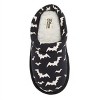 dluxe by dearfoams Kids Glow in Dark Clog Bat Slippers - Black - 3 of 4