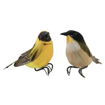 Home Decor 3.5" Feather Birds Song Chirp  -  Decorative Figurines