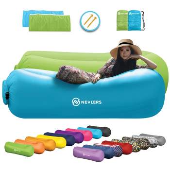 Nevlers Tear-Resistant Inflatable Loungers - Pack of 2