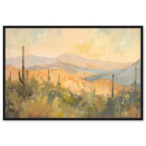 Art Remedy Arizona Fields Classic Landscape Art Framed - 1 of 4