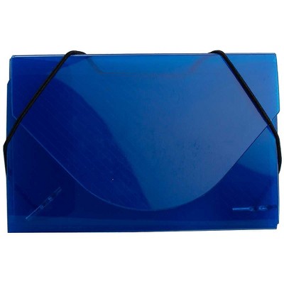 JAM Paper Plastic Business Card Holder Case Blue Sold Individually (2500005)