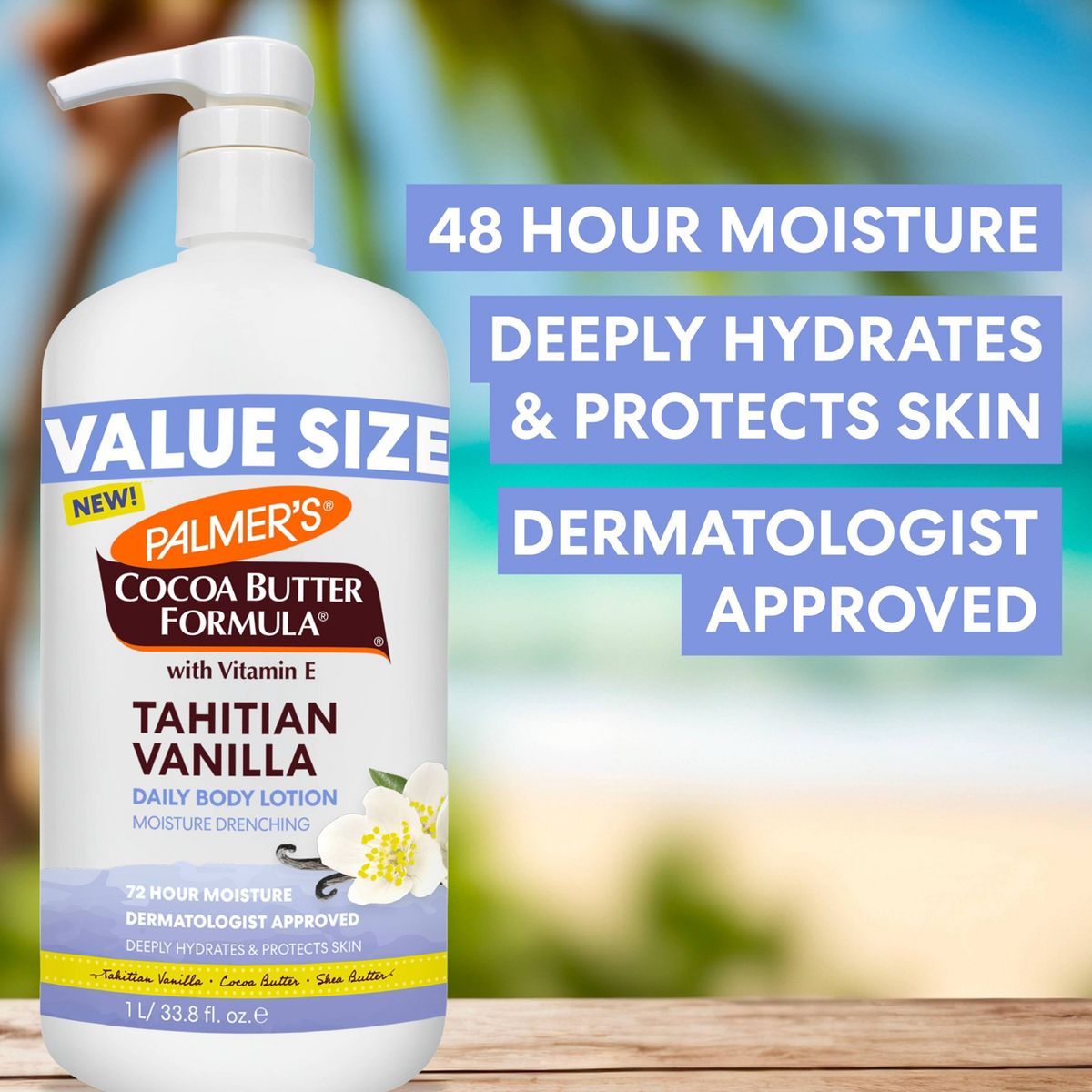 Palmer's Daily Body Lotion - Tahitian Vanilla - 33.8 fl oz - thumbnail 4