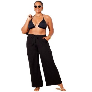 Swimsuits for All Women's Gauze Cargo Pant (Plus Sizes Available) - 1 of 4