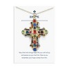 Anna-Kaci Stained Glass Rhinestone Patonce Cross Necklace with Message Card & Envelope Jewelry Gift - 2 of 4