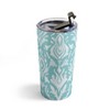 Emanuela Carratoni Teal Ikat 20 oz Stainless Steel Travel Mug - Deny Designs - 2 of 4