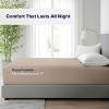 Kickoff 300 Thread Count 100% Organic Bamboo Viscose Fitted Sheet Only, Extra Deep Pocket, Cooling & Breathable, Double Stitching, Bedding Sheet - 4 of 4