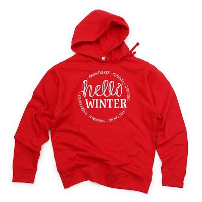 Simply Sage Market Women's Graphic Hoodie Hello Winter