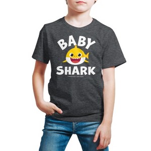 Boys' - Baby Shark - Baby Shark Short Sleeve Graphic T-Shirt - 1 of 4