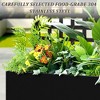 TUYOHW Metal Planter Box with Trellis, Metal Raised Garden Bed with Trellis, Garden Box for Climbing Plants, Flower - 4 of 4