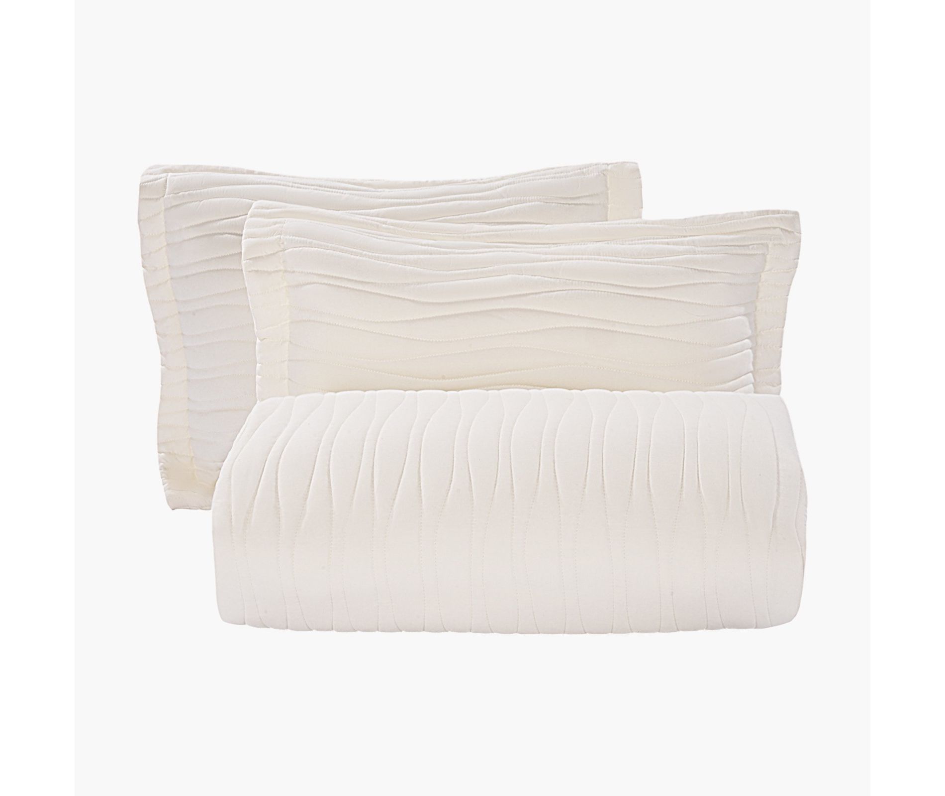 King Quilt Set, 3-Piece Lightweight Microfiber Bedding Set with 1 Quilt and 2 Pillow Shams, All-Season Beige Coverlet