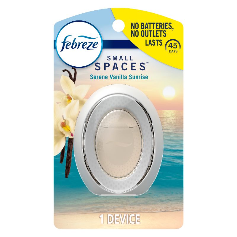 Febreze Small Spaces Air Freshener - Serene Vanilla Sunrise - 0.25 fl oz, 1 of 11