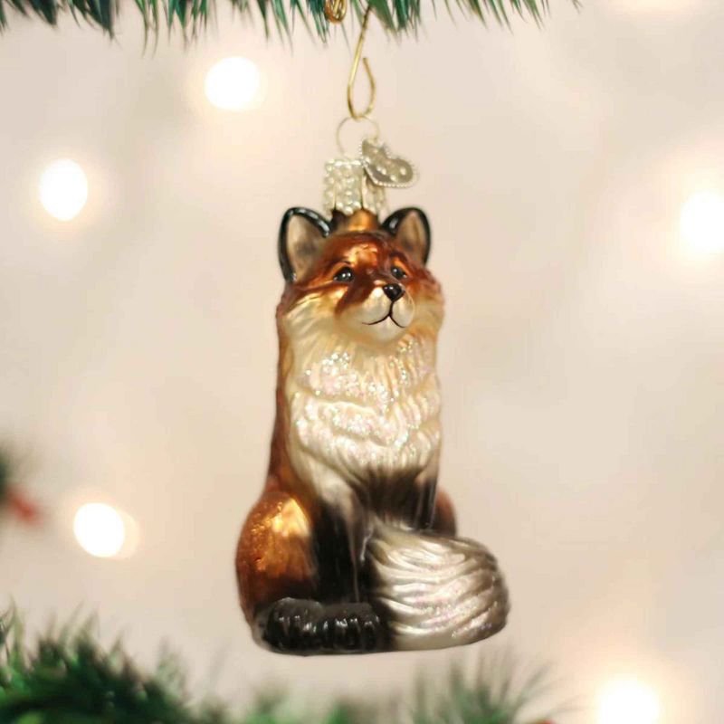 Old World Christmas 3.25 In Fox Christmas Ornament Wild Life Animal Tree Ornaments, 2 of 4