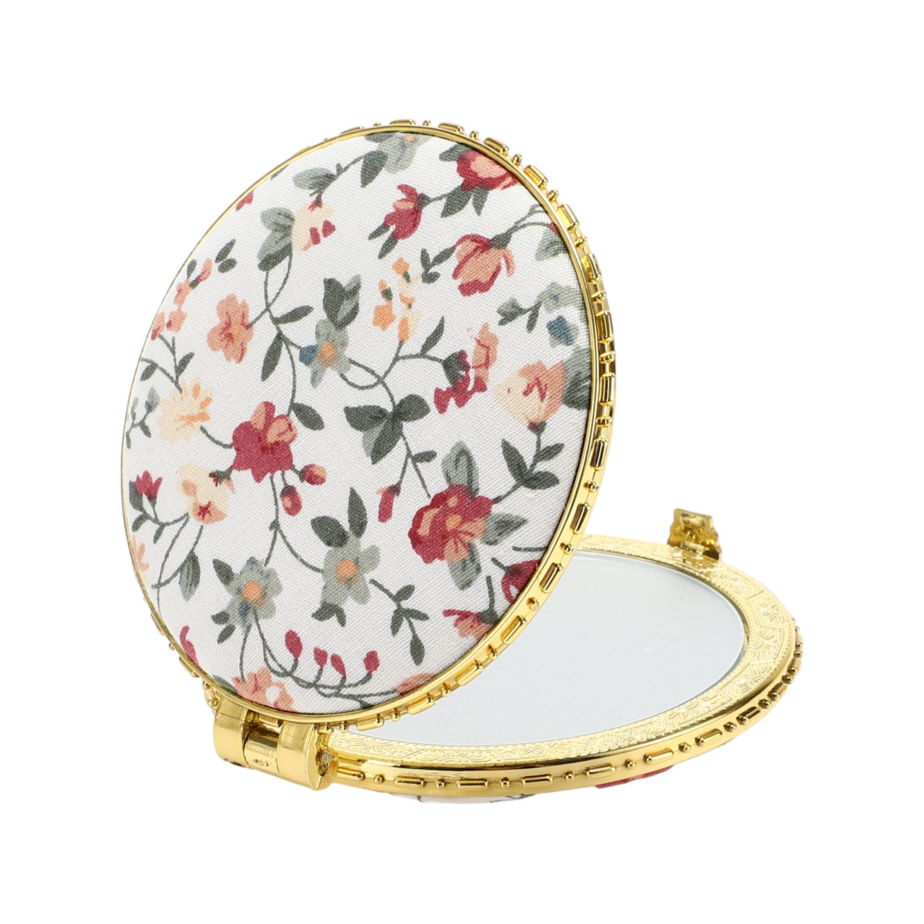 Unique Bargains Compact Round Mini Mirror for Purse 1 Pc