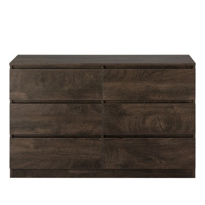 Bella Depot 6 Drawer Dresser Cabinet