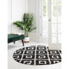 Unique Loom    Hygge Shag Diamond Area Rug - 3 of 4