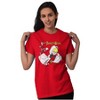 Christmas Dennis Santa Beard Thief Graphic T Shirt Men or Women Brisco Brands - 4 of 4