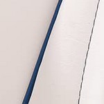 white and blue