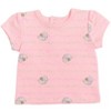 Star Wars The Child Baby Girls French Terry Snap Short Overalls T-Shirt and Headband 3 Piece Outfit Set Newborn to Infant - 4 of 4