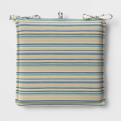 Seat Pad Cushion DuraSeason Fabric™ Joyful Stripe - Opalhouse™