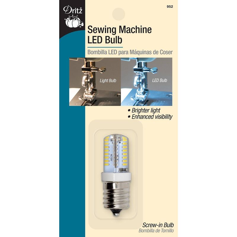 Dritz Sewing Machine LED Light Bulb with Screw-In Base, 1 of 5