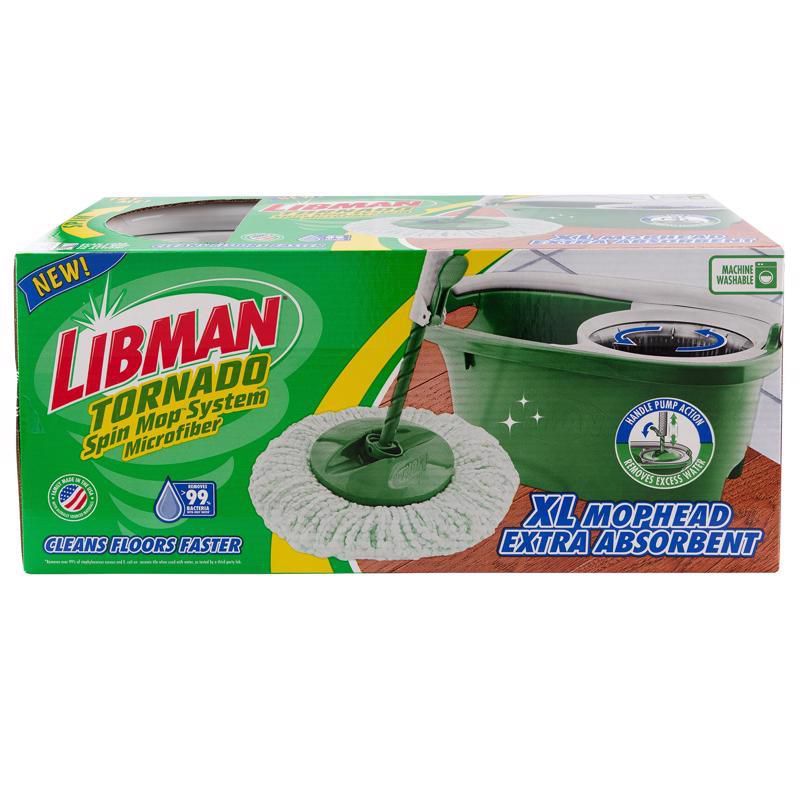 Libman Tornado 14 in. W Spin Mop with Bucket, 2 of 6