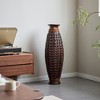 Dexmalle A 39-inch tall hand-woven bamboo floor vase - 4 of 4