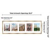 PosterPalooza | Metallic Gold Bronze Finish Collage Frame - White Mat, 20 Frame Sizes, UV Acrylic - 2 of 4
