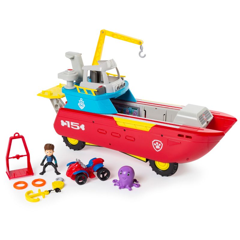PAW Patrol Sea Patrol - Sea Patroller Transforming Vehicle with Lights and Sounds, 1 of 12