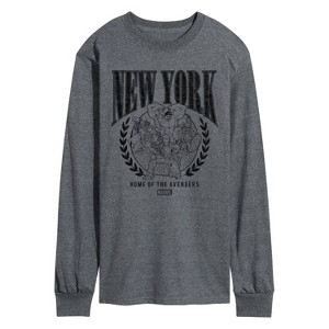 Men's - Marvel - Avengers NYC Long Sleeve Graphic T-Shirt - 1 of 4