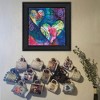 "Hearts" by Lisa Morales, Ready to Hang Framed Print, Black Frame - 2 of 4